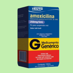 Antibiótico de largo espectro da classe das penicilinas. Utilizado no tratamento de infeções bacterianas comuns, como amigdalites,