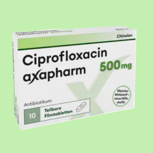é um antibiótico da classe das fluoroquinolonas, indicado para o tratamento de infecções bacterianas graves, como infecções do trato urinário e respiratório. Mecanismo de Ação: atua inibindo a enzima DNA girase, essencial para a replicação do DNA bacteriano, resultando na morte das células bacterianas. Indicações: Tratamento de infecções do trato urinário – Infecções respiratórias – Infecções gastrointestinais Dosagem e Administração: A dose recomendada é de 500 mg, administrada duas vezes ao dia, conforme prescrição médica. Deve ser tomado com bastante água. Efeitos Colaterais: Os efeitos colaterais podem incluir náuseas, diarreia e tontura. Em caso de reações adversas graves, procure atendimento médico imediatamente.